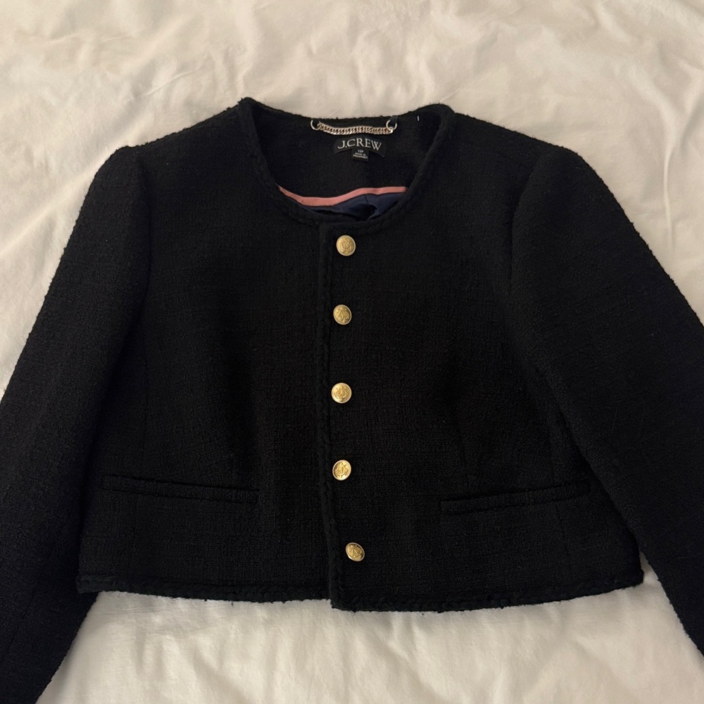 NWOT J.Crew Lady Louisa Crop Jacket - Picture 2 of 5